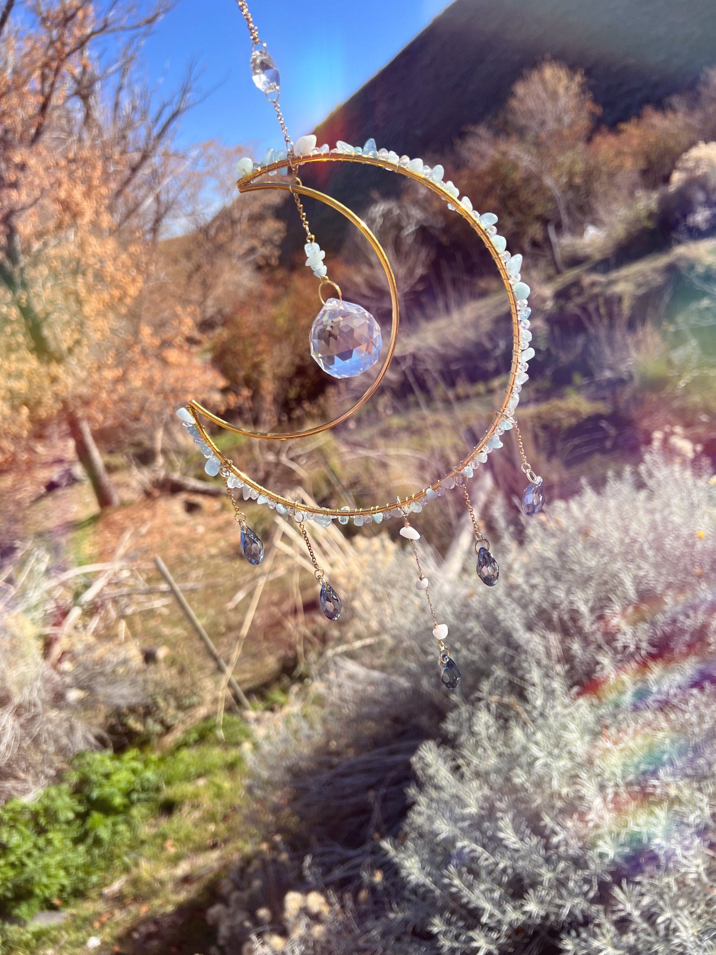 Mabel Moonlit Ocean Whisper Suncatcher