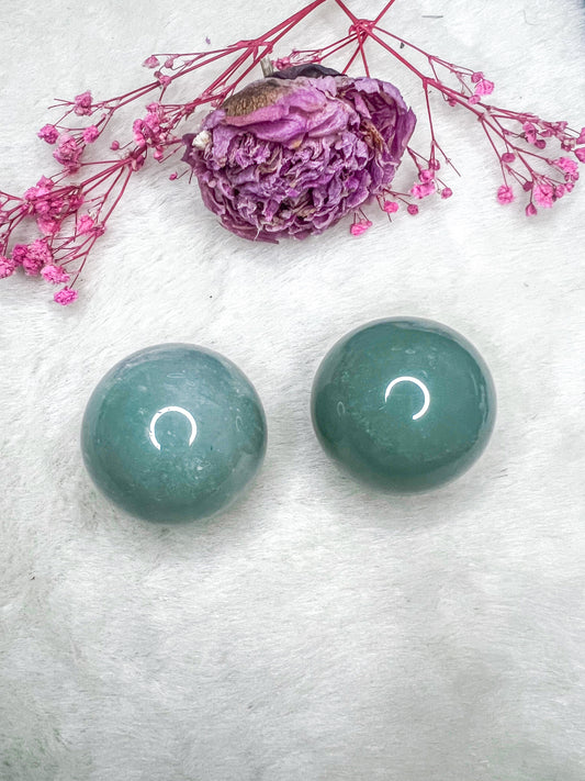 Green Aventurine Spheres