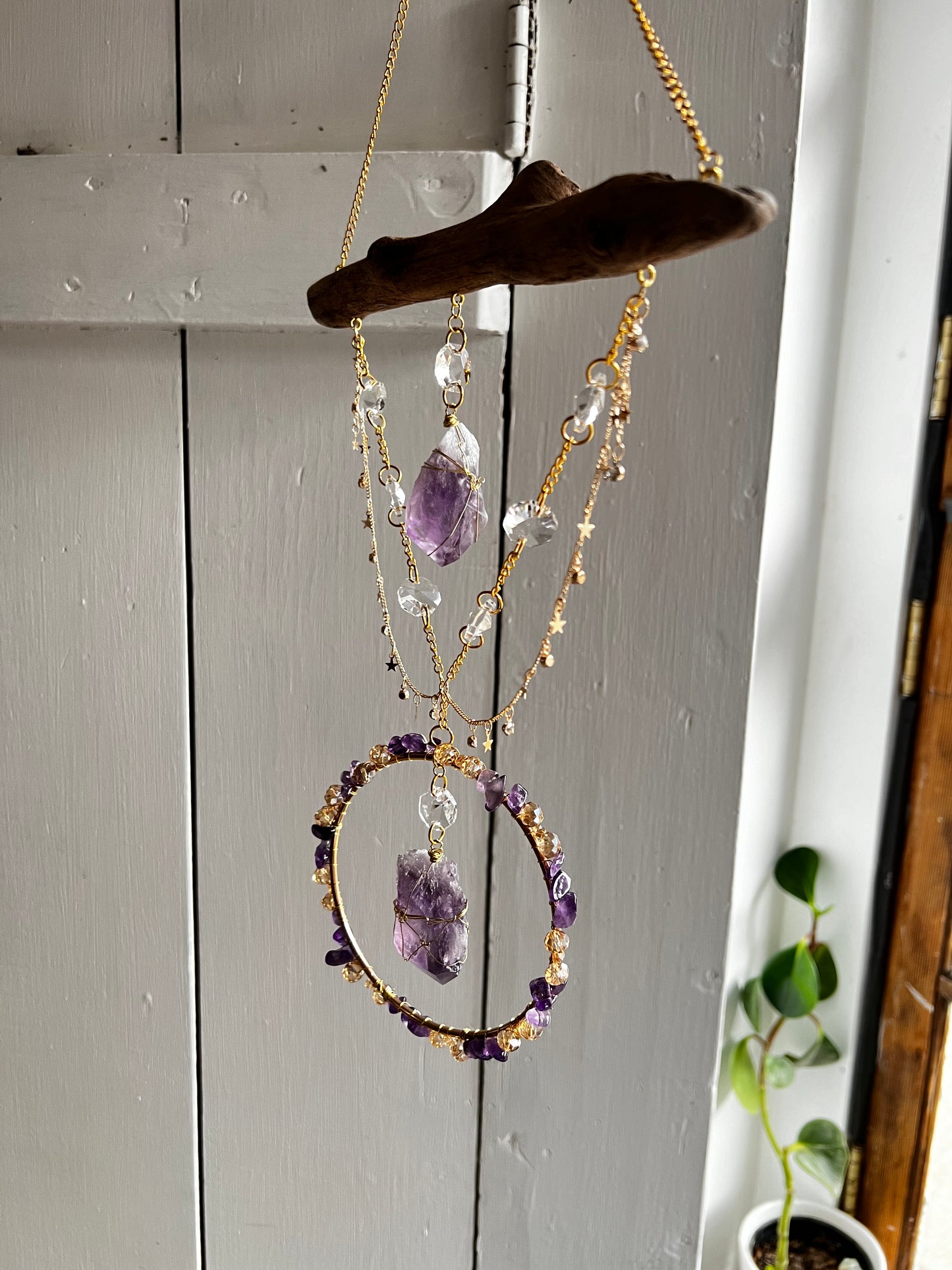 “Beatrice” crystal suncatcher