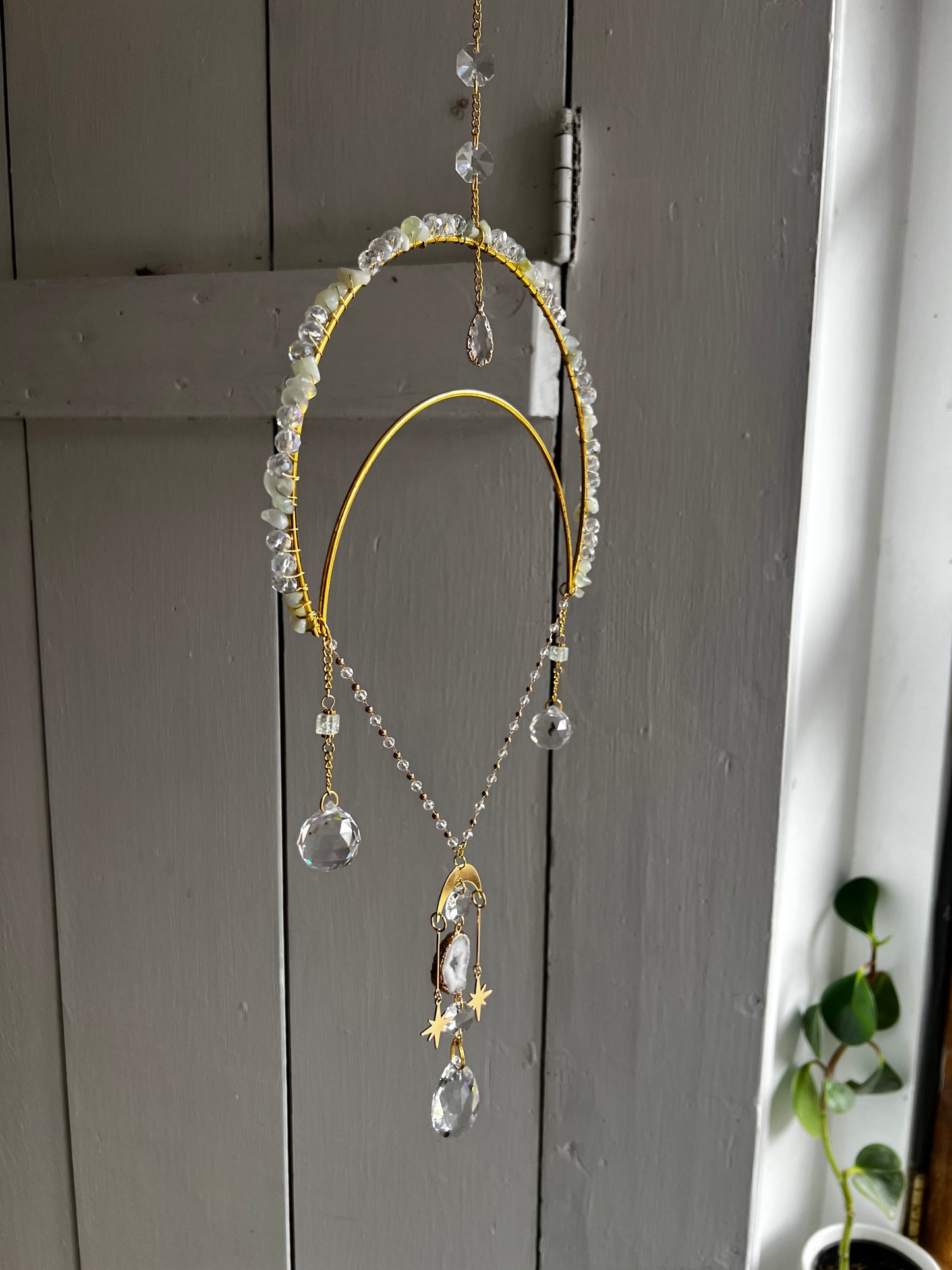 “Brielle” crystal suncatcher