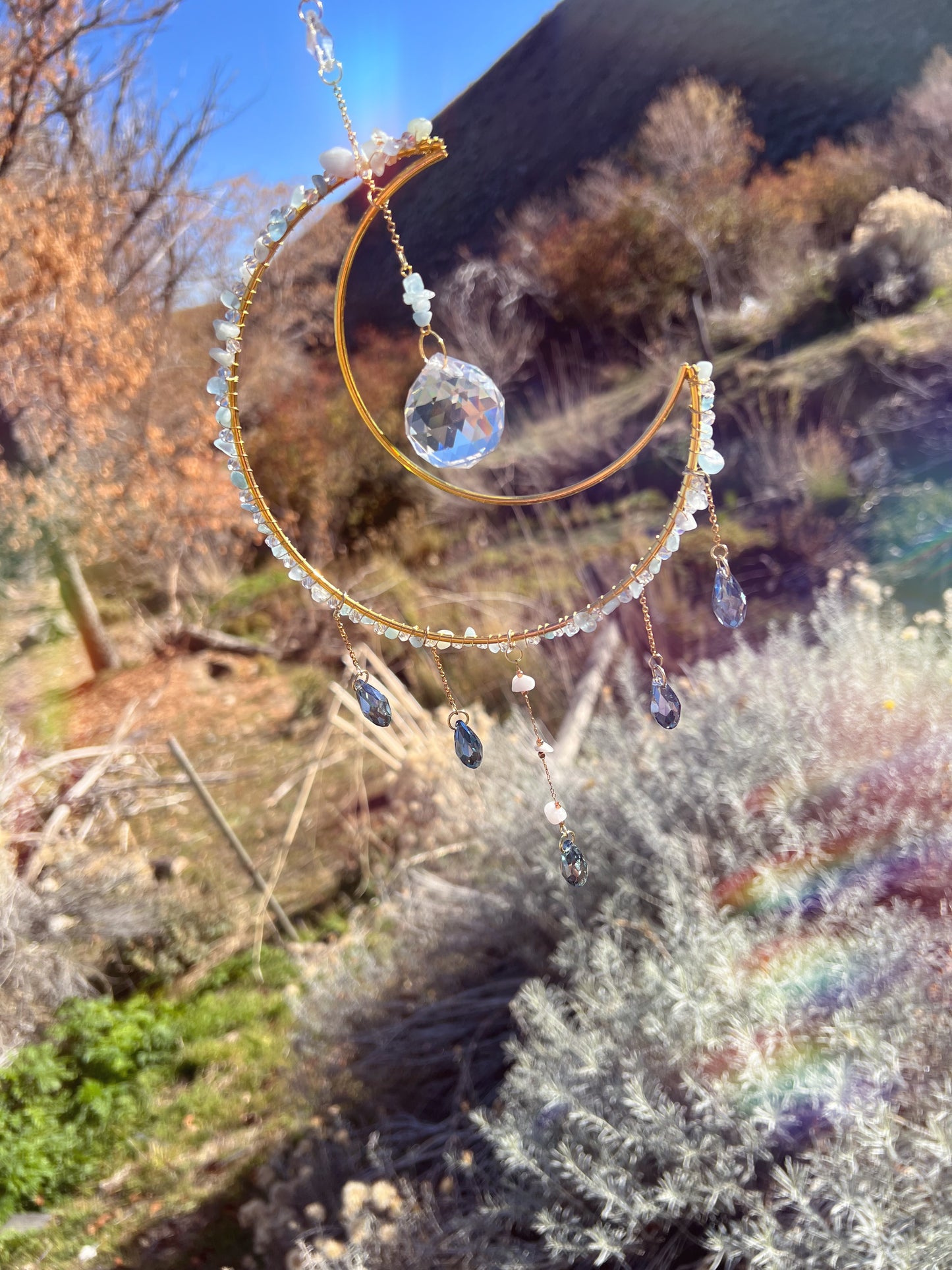 Mabel Moonlit Ocean Whisper Suncatcher