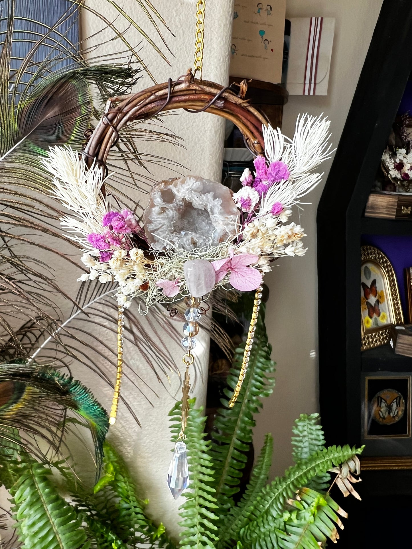 Ostara Spring Crystal Suncatcher Wreaths