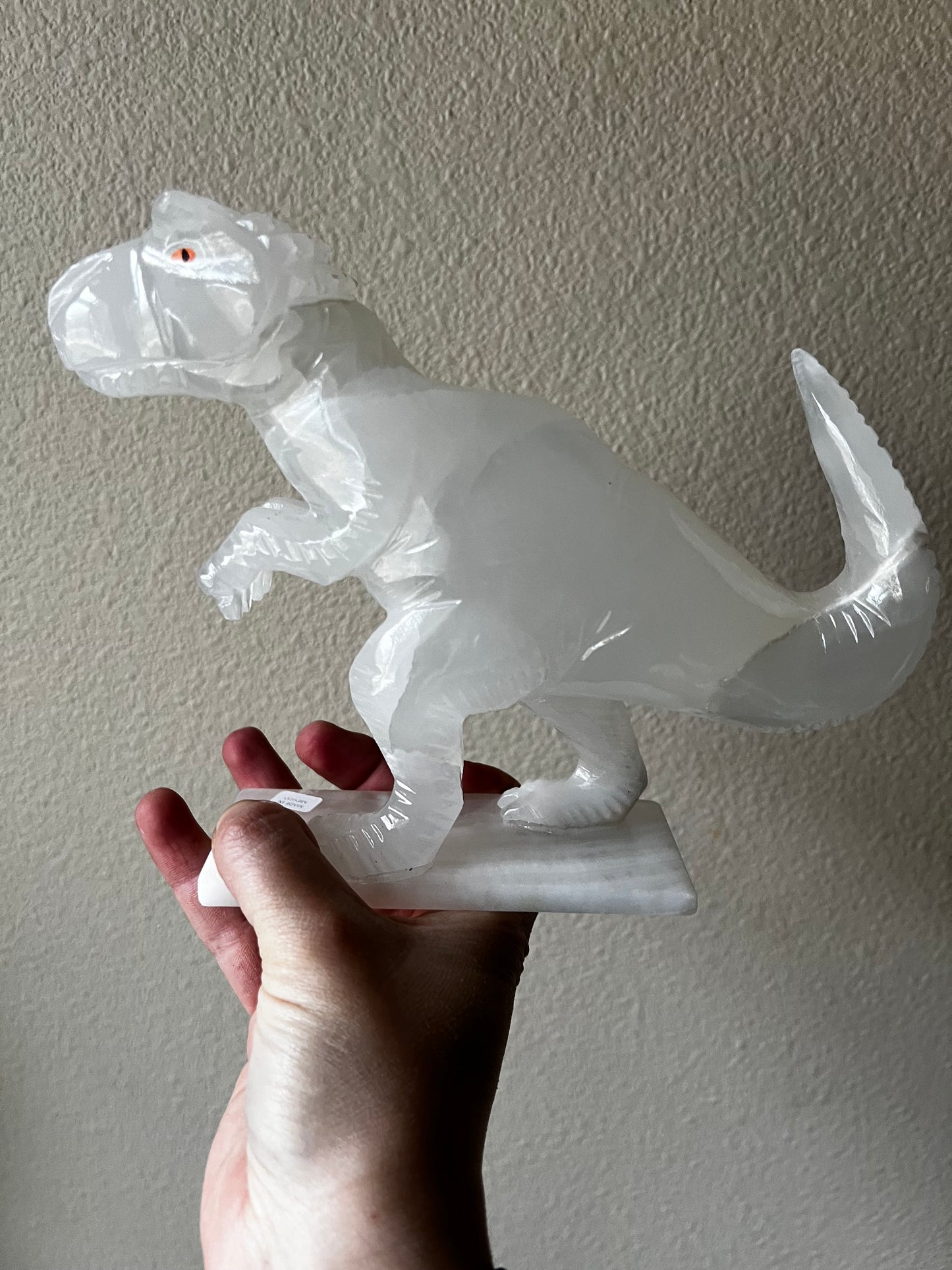 Calcite T-Rex Dinosaur Carving