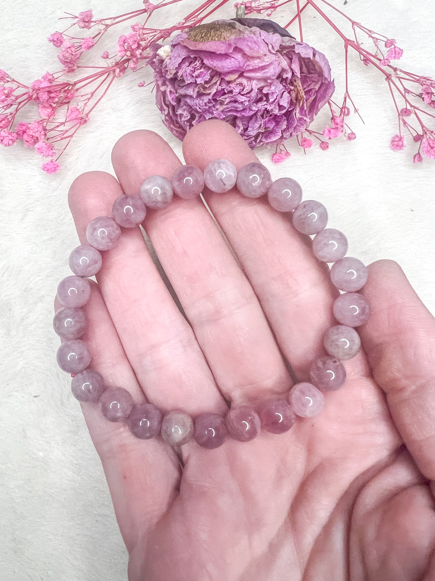 Purple Rose Quartz Bracelets