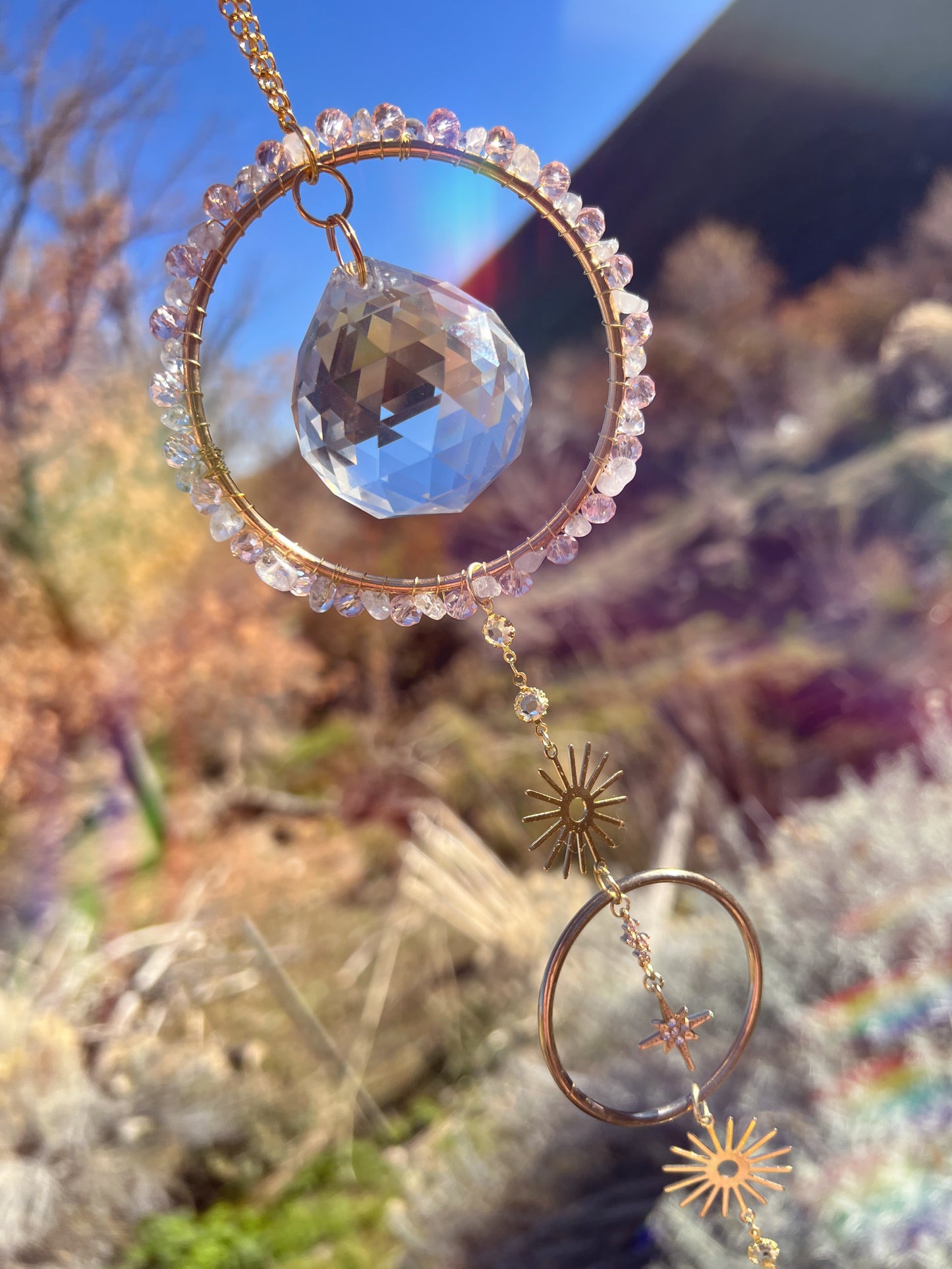 Isabella Golden Dawn Halo Suncatcher