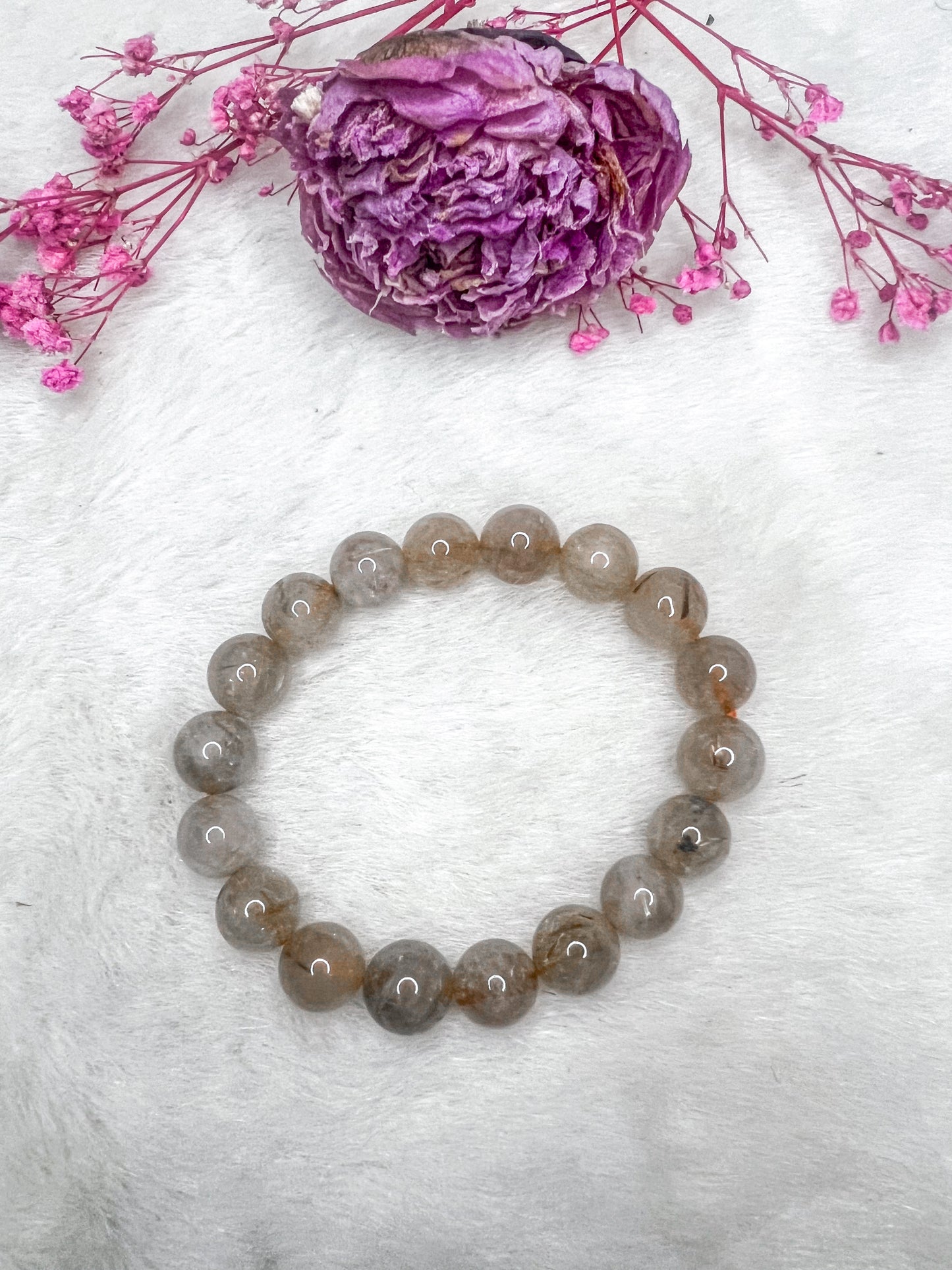 Golden Rutile Bracelets Large Beans