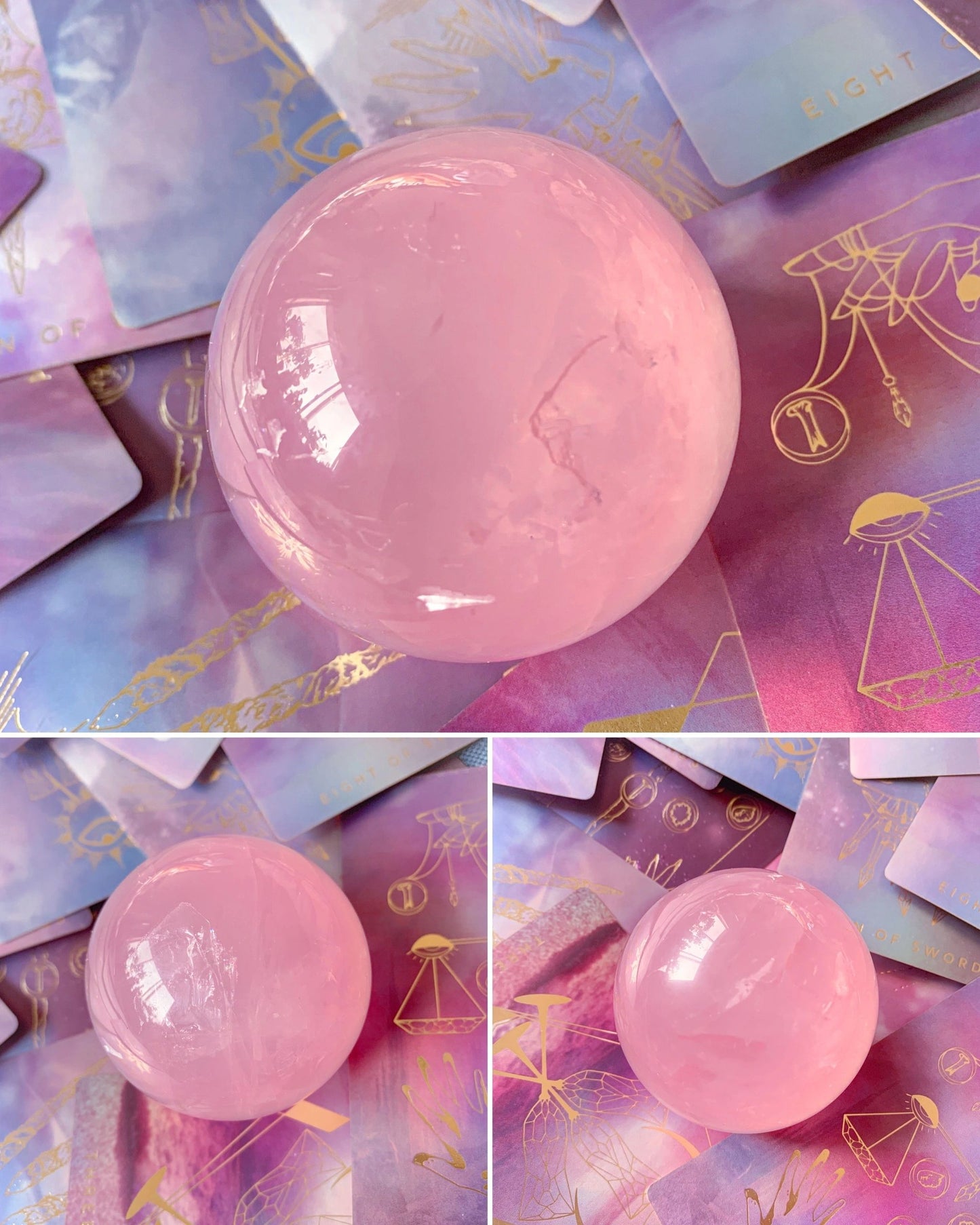 Rose Quartz Large Spheres