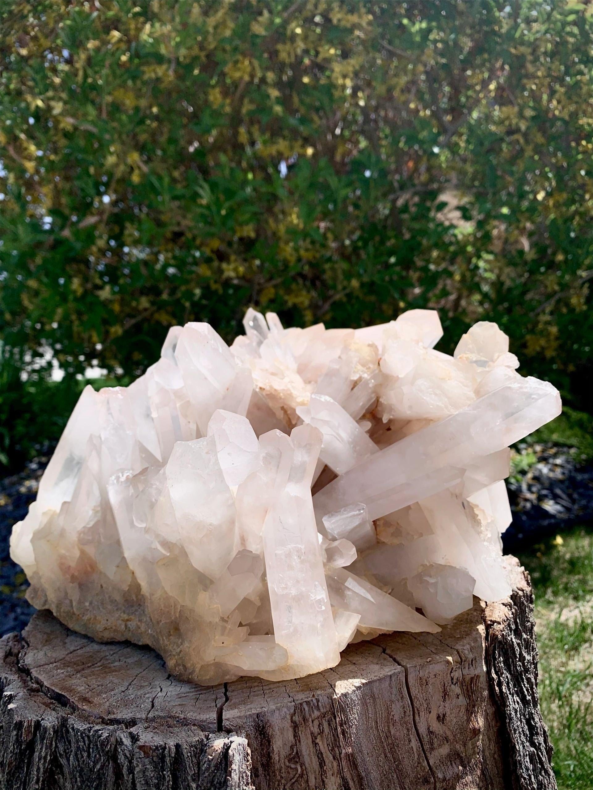 “The Child” Clear Quartz Crystal Cluster