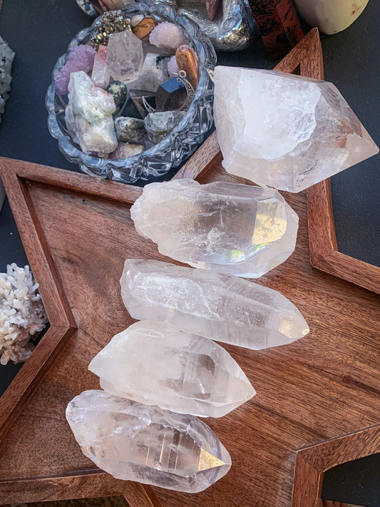 Lemurian Quartz Points