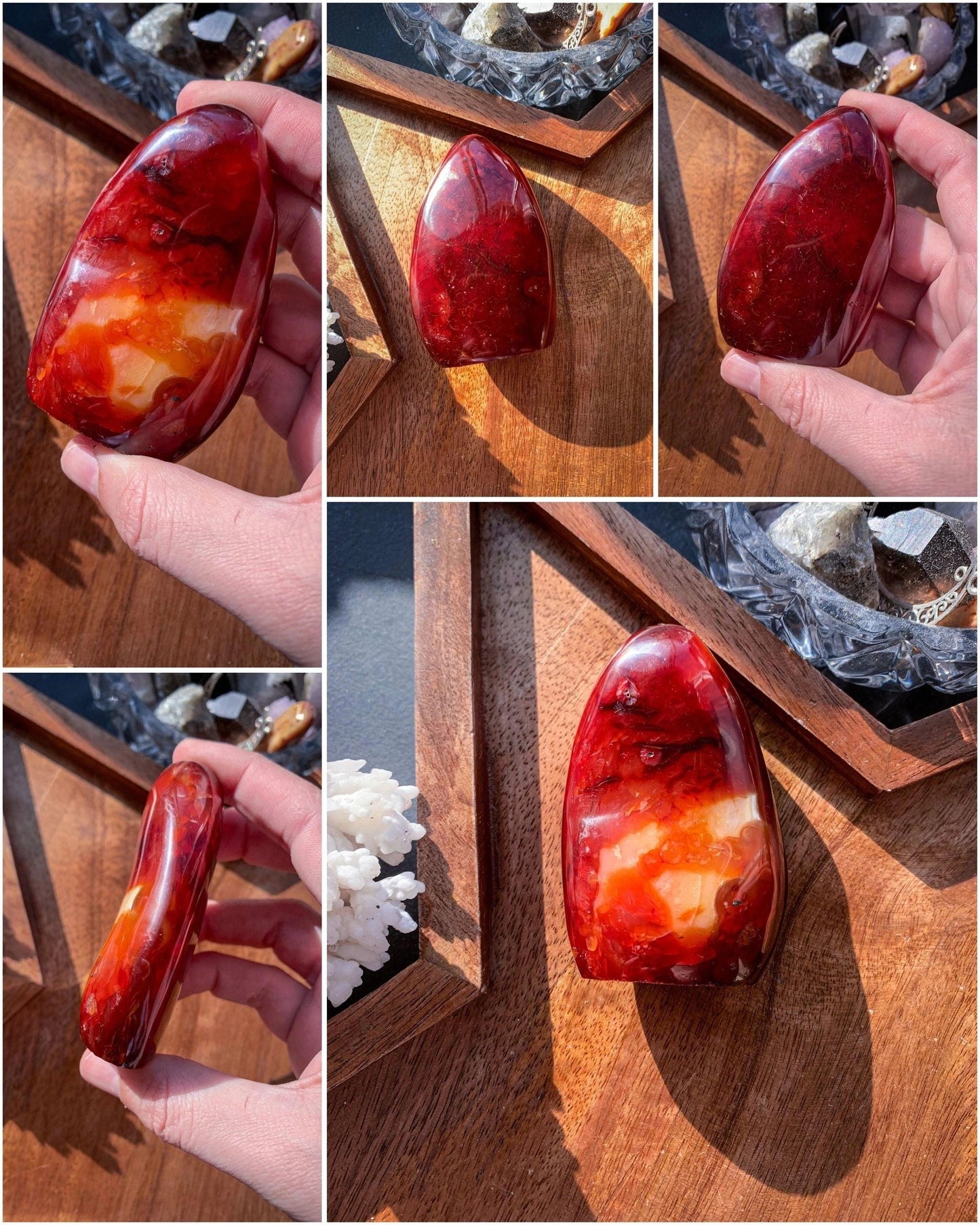 Carnelian Small Freeforms