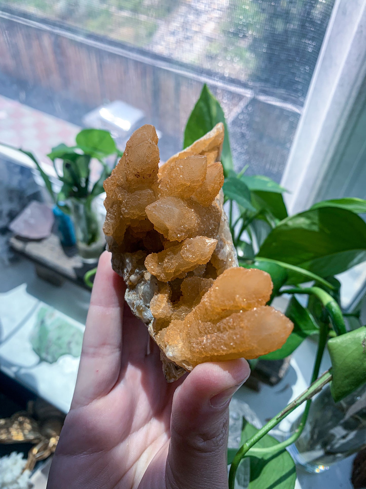 “Cheetos” Orange Spirit Quartz