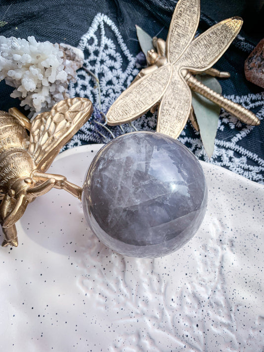 Blue Rose Quartz Sphere #C