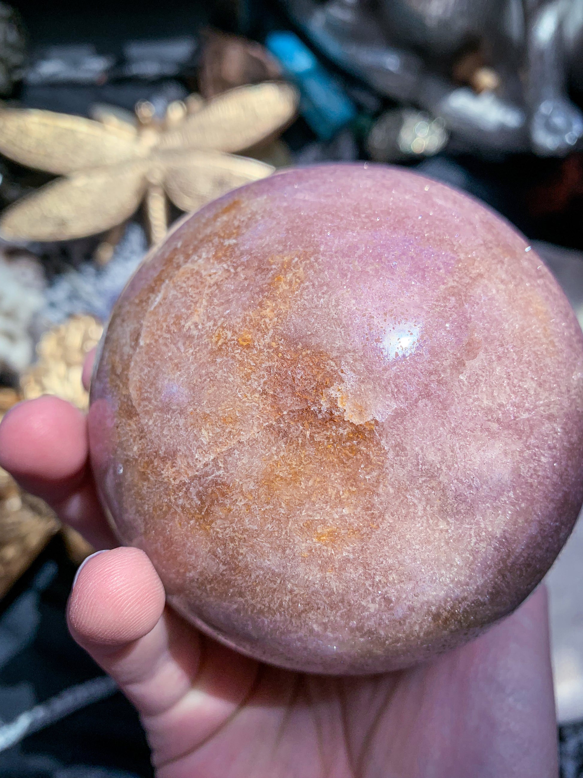 Pink Amethyst Large Sphere