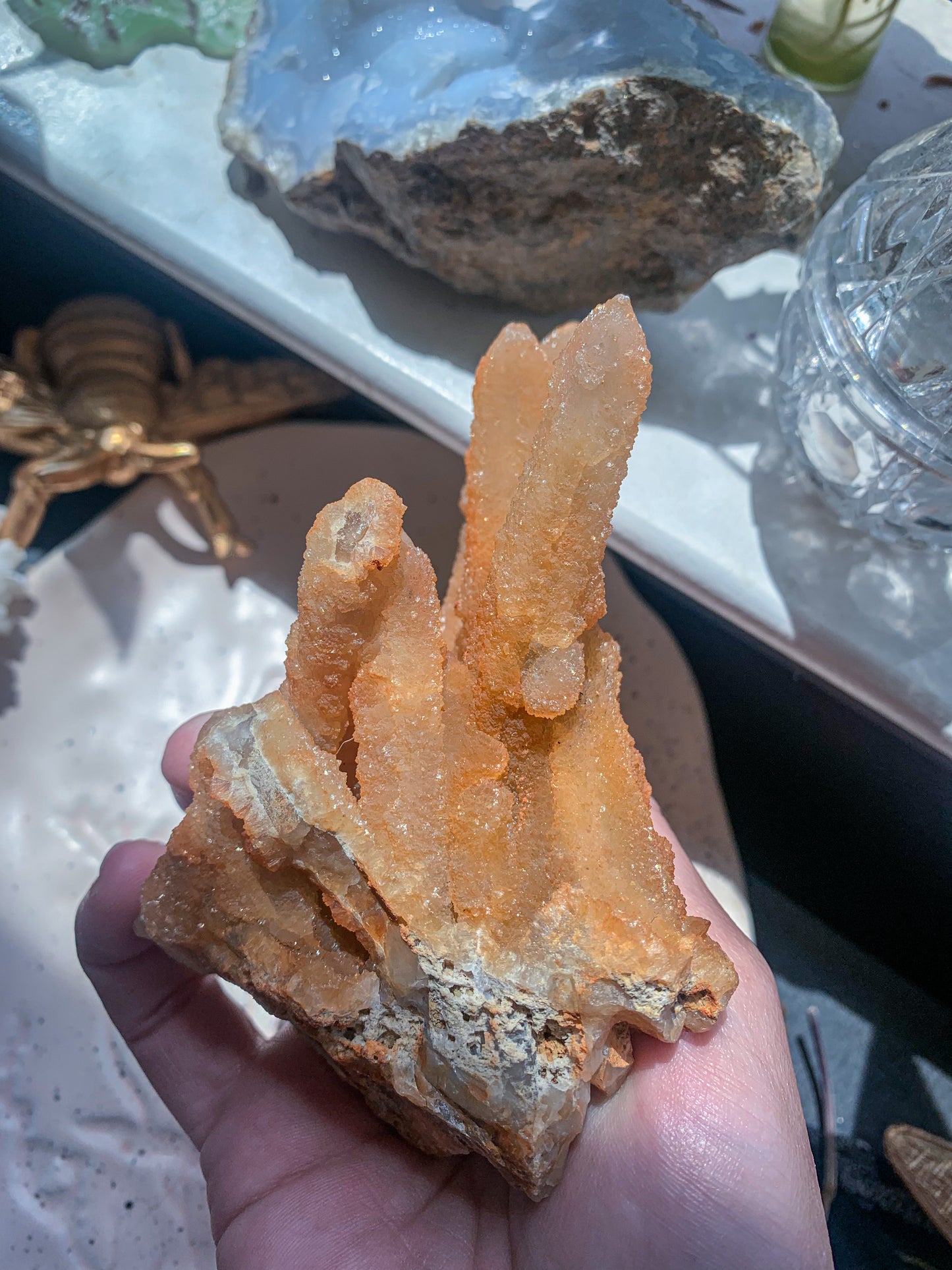 “Cheddar” Orange Spirit Quartz