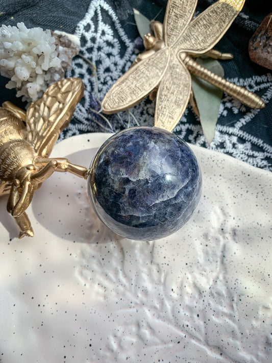 Iolite Sphere #B