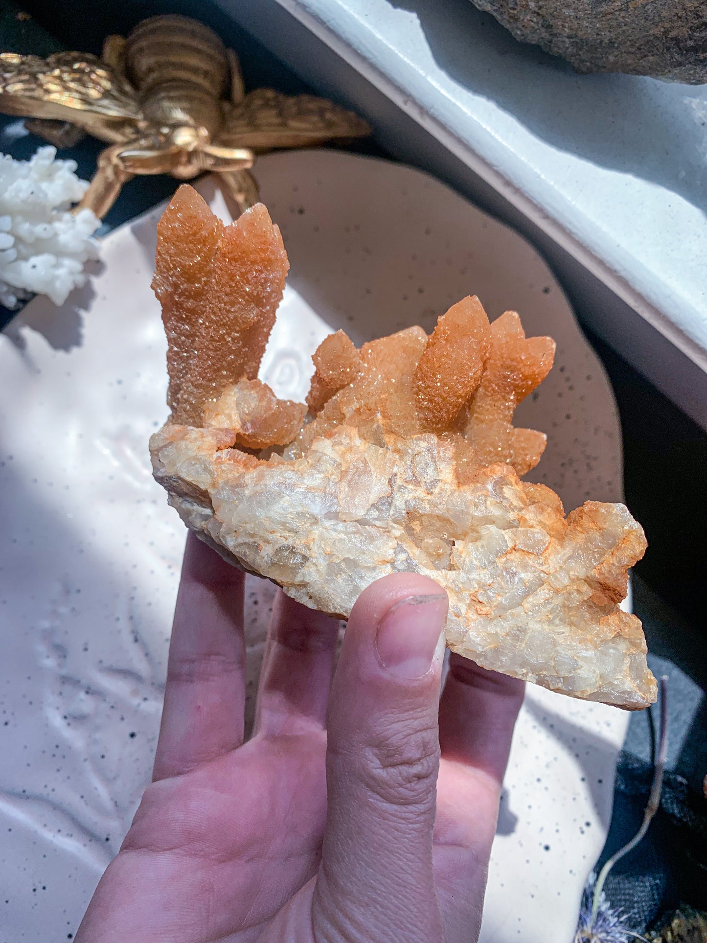 “Cheetos” Orange Spirit Quartz