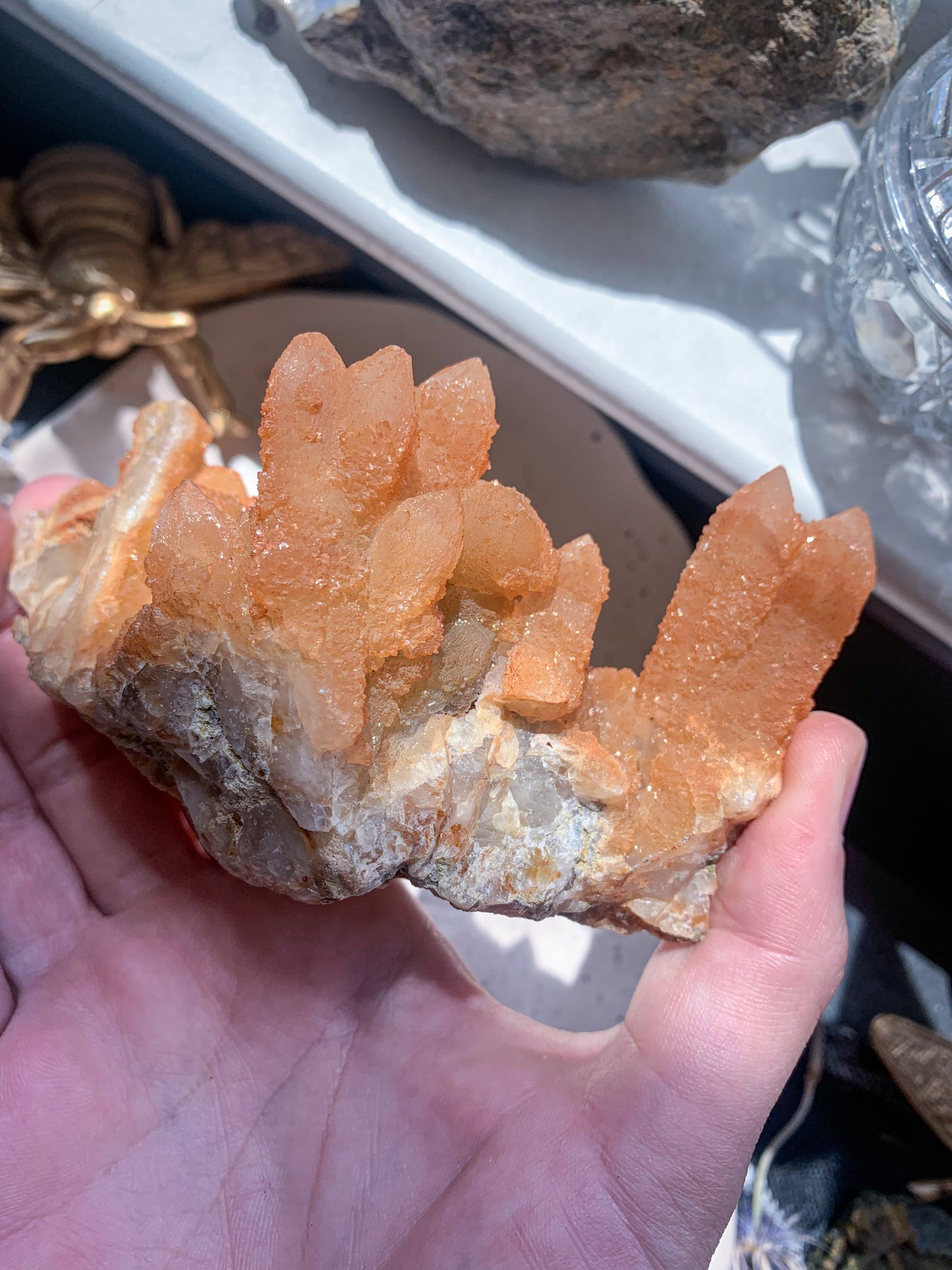 “Cheetos” Orange Spirit Quartz