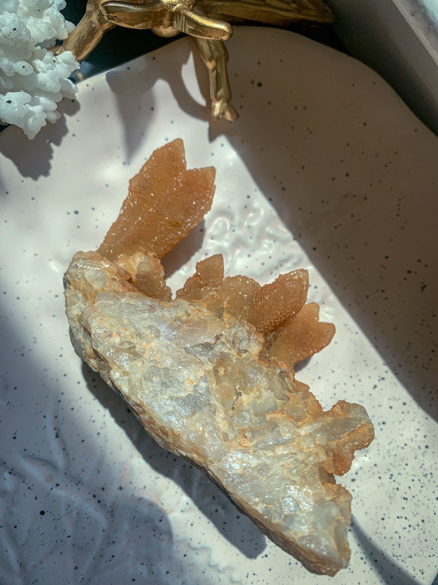 “Cheetos” Orange Spirit Quartz